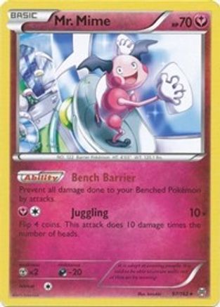 Mr. Mime 097/162 - XY BREAKthrough Reverse Holofoil