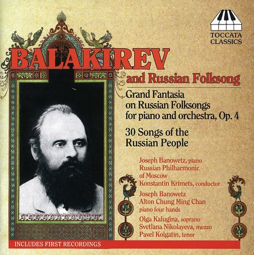 Joseph Banowetz - Balakirev Russian Folksong Music CD