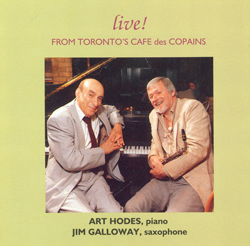 Hodes/Galloway - Hodes and Galloway Music CD