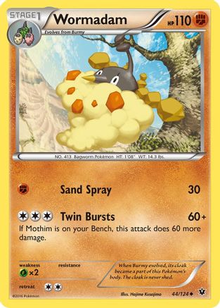 Wormadam 044/124 - XY Fates Collide
