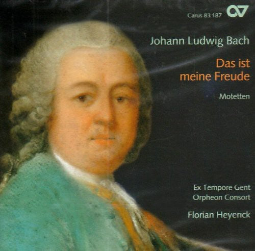 J.L. BACH - Das 1st Meine Freude - Motets Music CD