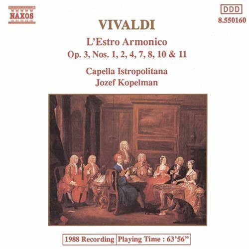 A. Vivaldi - Concerti 1, 2, 4, 7, 8, 10 & 11 Music CD