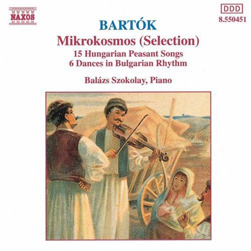 ROMANTIC PIANO FAVOURITES - Mikrokosmos / 15 Hungarian Peasant Songs Music CD