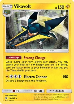 Vikavolt 052/149 - SM Base Set Holofoil