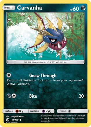Carvanha 081/149 - SM Base Set