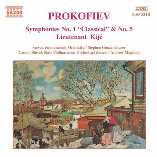 Stephen Gunzenhauser - Symphonies 1 & 5 Music CD