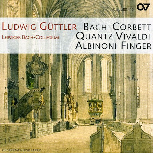 Bach/Vivaldi/Finger - Ludwig Guttler Plays Bach Vivaldi Finger Music CD