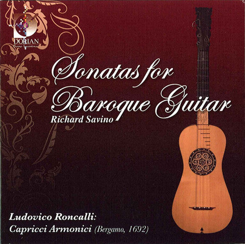 Richard Savino - Sonatas for Baroque Guitar Music CD