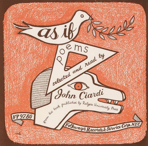 John Ciardi - As If: Poems, New and Selected, By John Ciardi Music CD