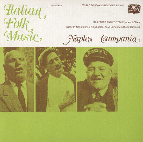 Italian Folk Music - Italian Folk 5: Naples / Various Music CD