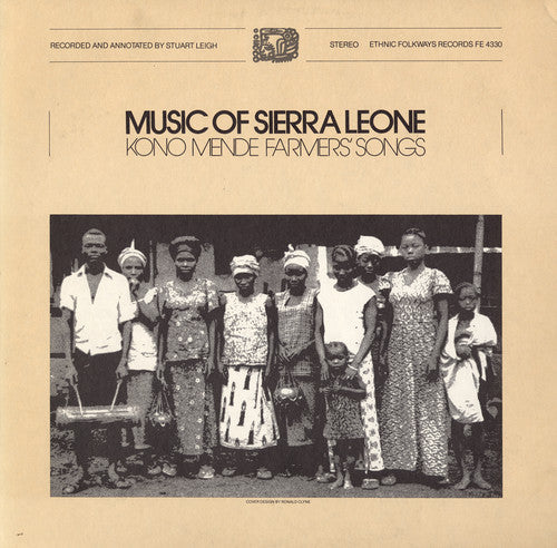 Music Of Sierra Leone Kono Mende Farmers Songs - Sierra Leone: Kono Mende / Various Music CD