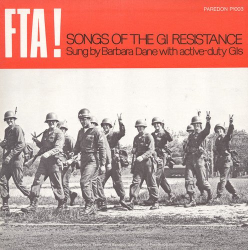 Barbara Dane - Fta! Songs of the Gi Resistance Music CD