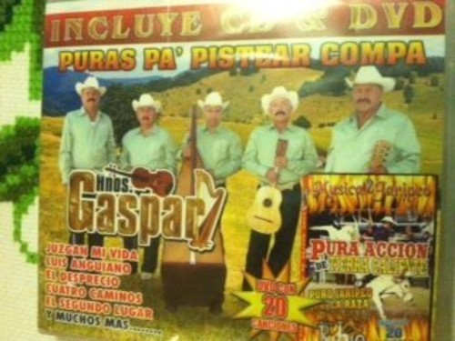 Los Hermanos Gaspar - Puras Pa' Pistear Compa Hermanos Gaspar Music CD