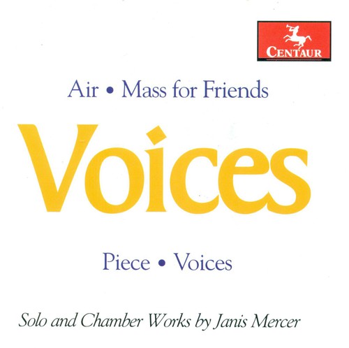 Janis Mercer - Voices: Solo & Chamber Works Music CD
