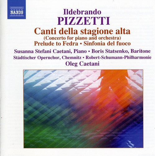 Oleg Caetani - Concerto for Piano & Orchestra / Prelude to Fedra Music CD