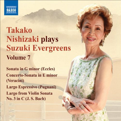 TAKAKO NISHIZAKI - Nishizaki Plays Suzuki Evergreens 7: Violin Sonata Music CD