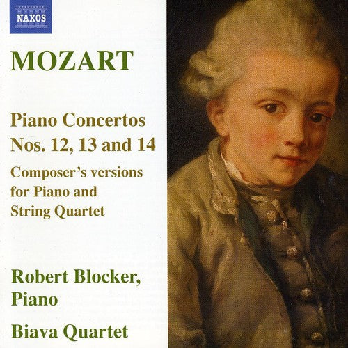 Biava Quartet - Piano Ctos 12 13 14: Composers Versions for Piano Music CD