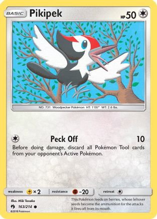 Pikipek 163/214 - SM Lost Thunder