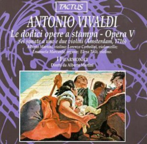 Alberto Martini - Sonatas for 1 & 2 Violins Op 5 Music CD