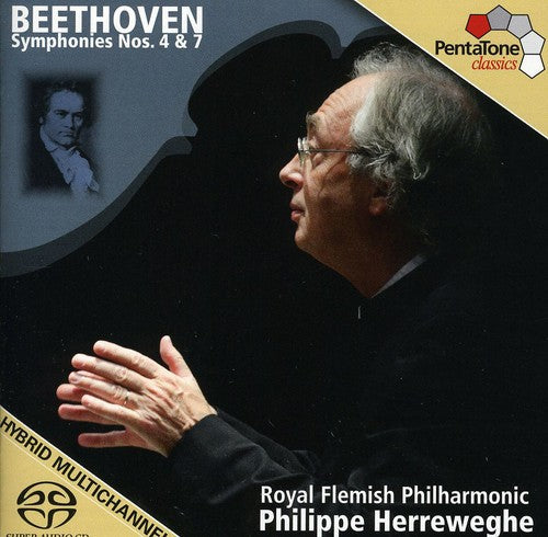 PHILIPPE HERREWEGHE - Symphonies 4 & 7 Music CD