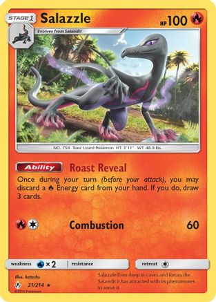 Salazzle 031/214 - SM Unbroken Bonds