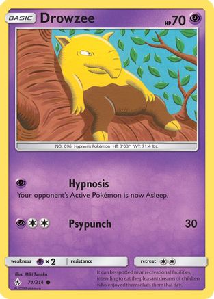 Drowzee 071/214 - SM Unbroken Bonds