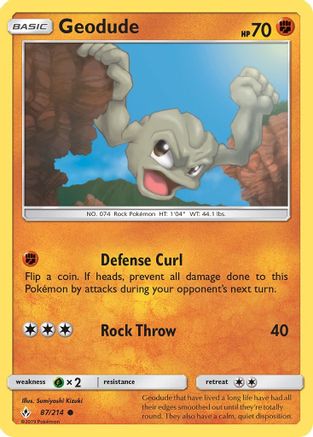 Geodude 087/214 - SM Unbroken Bonds