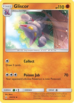 Gliscor 099/214 - SM Unbroken Bonds