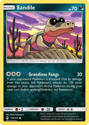 Sandile 114/214 - SM Unbroken Bonds