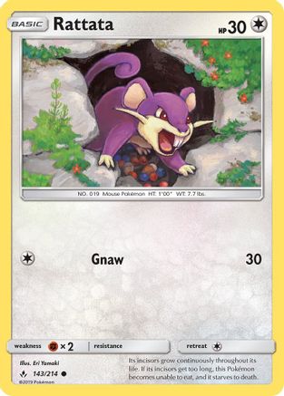 Rattata 143/214 - SM Unbroken Bonds