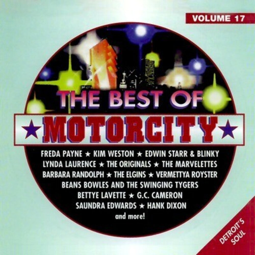 Best Of Motorcity - Best of Motorcity Vol. 17 / Various Music CD