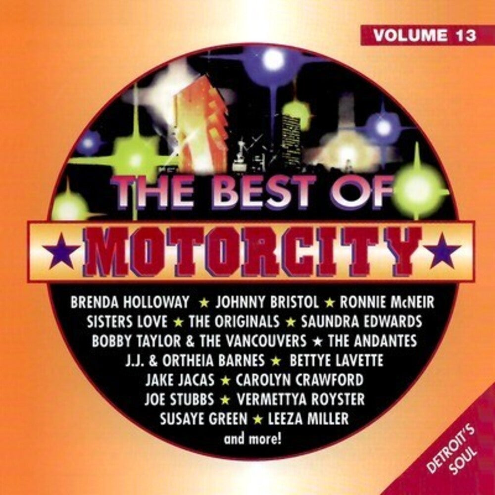 Best Of Motorcity - Best of Motorcity Vol. 13 / Various Music CD