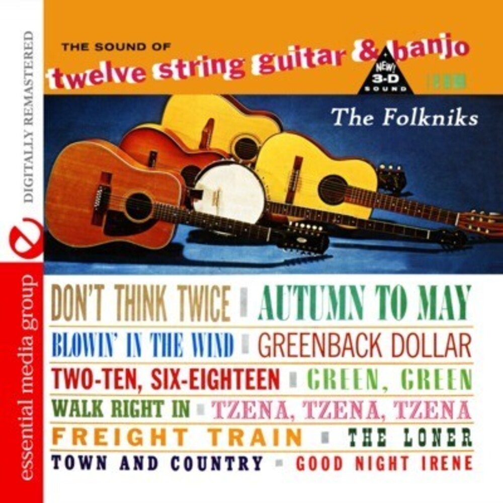 The Folkniks - Sound of Twelve String Guitar & Banjo Music CD