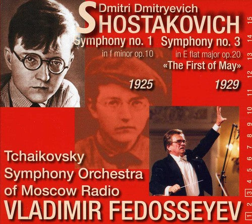 Shostakovich / Tchaikovsky Sym Orch / Fedoseyev - Sym 1 & 3 / the First of May Music CD