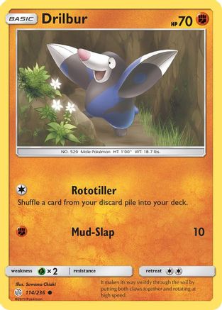 Drilbur 114/236 - SM Cosmic Eclipse