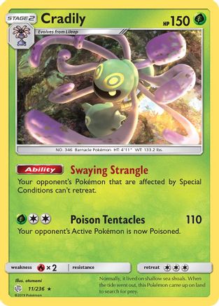 Cradily 011/236 - SM Cosmic Eclipse