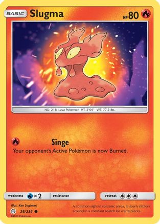 Slugma 026/236 - SM Cosmic Eclipse