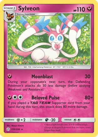 Sylveon 155/236 - SM Cosmic Eclipse