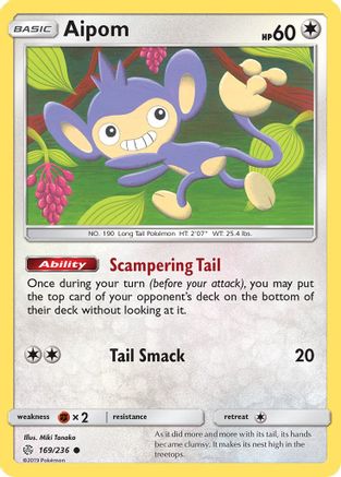 Aipom 169/236 - SM Cosmic Eclipse
