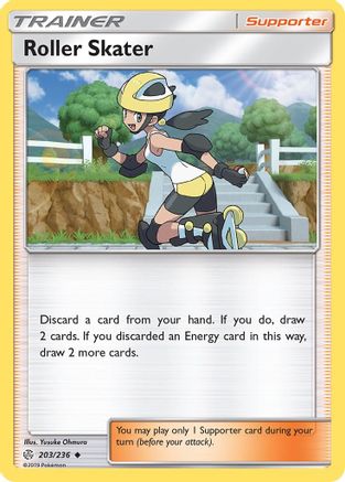 Roller Skater 203/236 - SM Cosmic Eclipse Reverse Holofoil