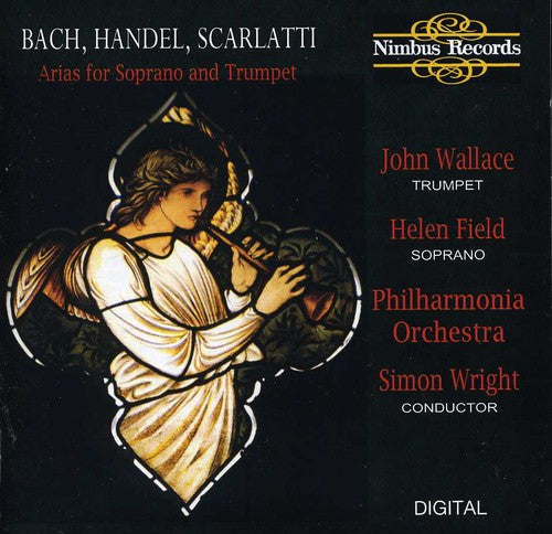 J Bach S / Wallace / Philharmonia Orch / Wright - Arias for Soprano & Trumpet Music CD