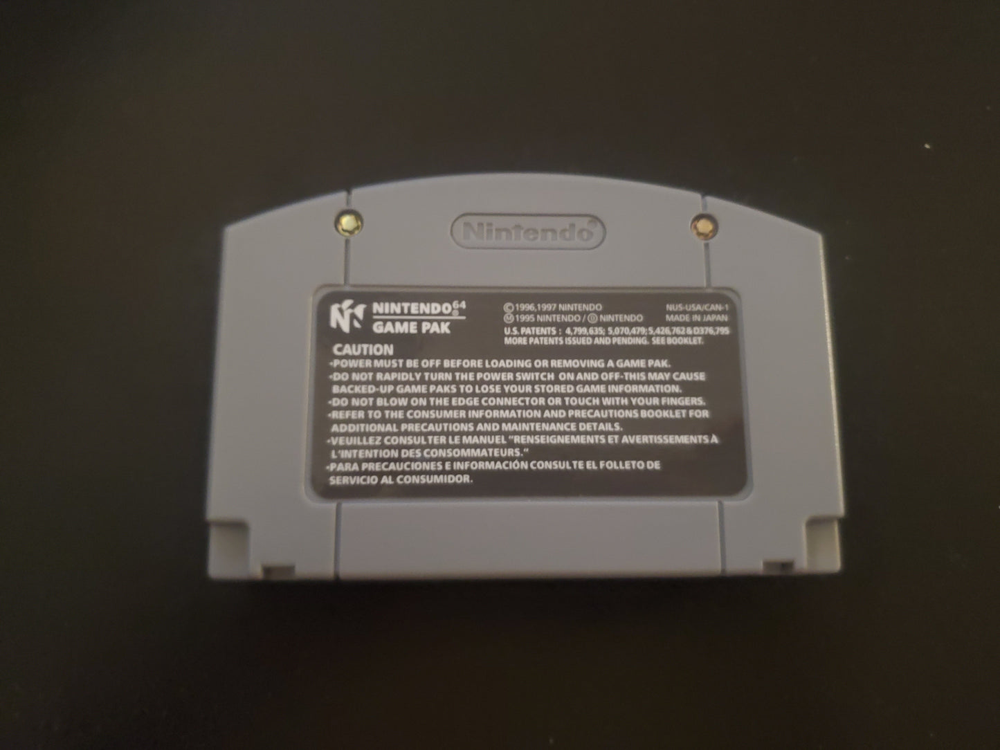 Pokemon Stadium 1 N64 Nintendo 64 Video Game Cartridge 2000