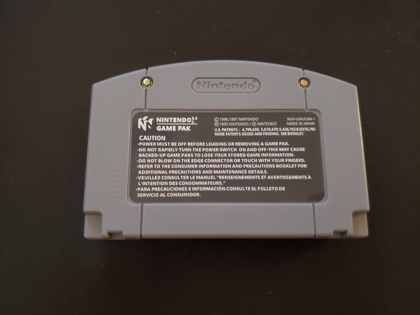 Mortal Kombat Trilogy N64 Nintendo 64 Video Game Cartridge 1996