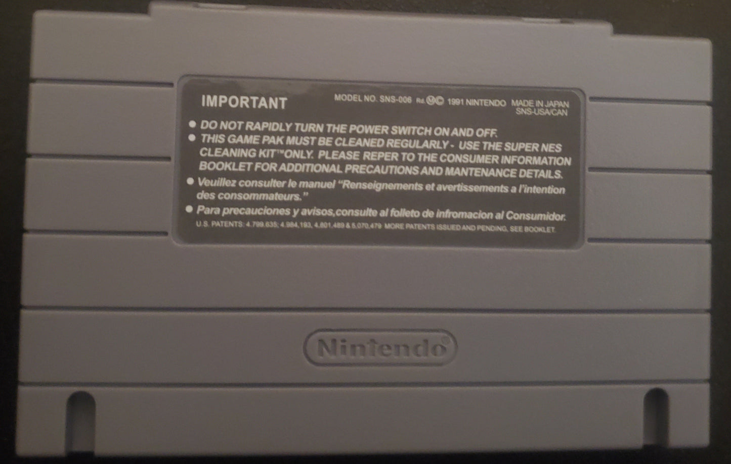 Final Fantasy 4 SNES Video Game Cartridge Super Nintendo 1991