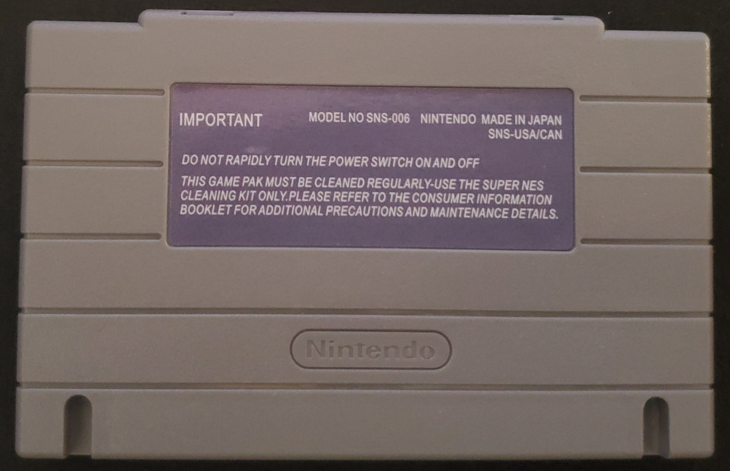 Ultimate Mortal Kombat 3 SNES Video Game Cartridge Super Nintendo 1995