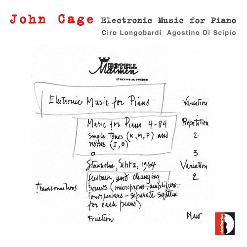 Ciro Longobardi - Electronic Music for Piano Music CD