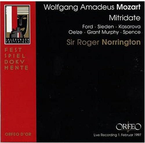 Mozart / Ford / Sieden / Oelze / Murph / Spence - Mitridate Re Di Ponto Music CD