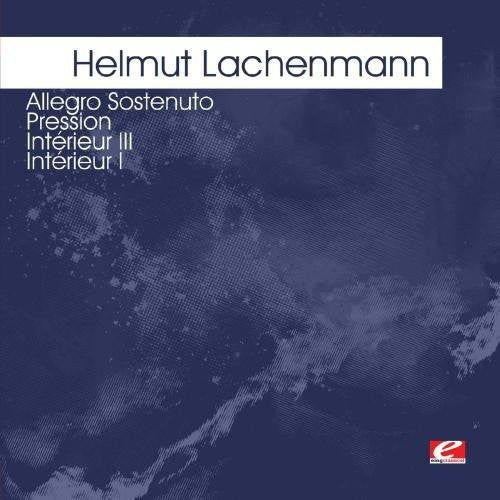 Helmut Lachenmann - Lachenmann: Allegro Sostenuto Pression Music CD