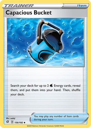 Capacious Bucket 156/192 - SWSH02 Rebel Clash