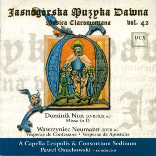 Nun / Neumann / Capella Leopolis / Oschuowski - Musica Claromontana 24 Music CD